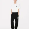Lunar New Year’ Embroidered Straight Jogpants in Cotton