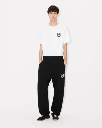 Lunar New Year’ Embroidered Straight Jogpants in Cotton