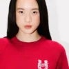 Lunar New Year’ Embroidered Sweatshirt in Cotton