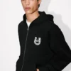 Lunar New Year’ Embroidered Zip up Hoodie in Cotton
