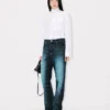 Oversized Bow Shirt in Cotton