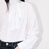 Oversized Bow Shirt in Cotton