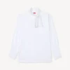 Oversized Bow Shirt in Cotton