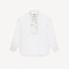 Oversized Shirt in Cotton Poplin