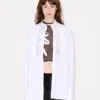 Oversized Shirt in Cotton Poplin