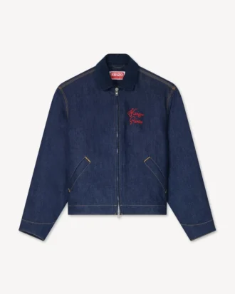 Padded Workwear Jacket in Japanese Denim