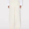 Pleated Pants in Virgin Wool