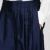 Pleated Pants in Virgin Wool Silk