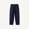 Pleated Pants in Virgin Wool Silk