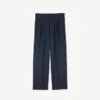 Pleated Tailored Pants in Virgin Wool