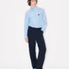 Pleated Tailored Pants in Virgin Wool