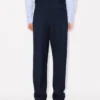Pleated Tailored Pants in Virgin Wool