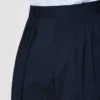 Pleated Tailored Pants in Virgin Wool