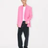 Shawl Lapel Double Breasted Jacket in Virgin Wool