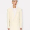 Shawl Lapel Double Breasted Jacket in Virgin Wool