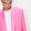Shawl Lapel Double Breasted Jacket in Virgin Wool