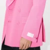 Shawl Lapel Double Breasted Jacket in Virgin Wool
