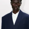 Shawl Lapel Tailored Coat in Virgin Wool