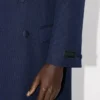 Shawl Lapel Tailored Coat in Virgin Wool