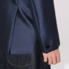Shawl Lapel Tailored Jacket in Virgin Wool Slik