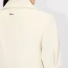 Short Balloon Sleeves Peacoat in Virgin Wool
