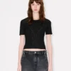Short Sleeve Knit Top