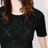 Short Sleeve Knit Top
