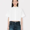 Short Sleeves Shirt in Poplin Cotton