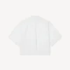Short Sleeves Shirt in Poplin Cotton