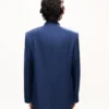Single Breasted Kimono Tailored Jacket in Viring Wool