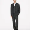 Straight Tailored Pants in Virgin Wool