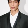 Single Breasted Tailored Kimono Blazer in Virgin Wool