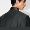 Single Breasted Tailored Kimono Blazer in Virgin Wool