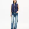 Sleeveless Top in Cotton Poplin