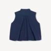 Sleeveless Top in Cotton Poplin