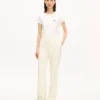Straight Pants in Virgin Wool