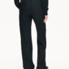 Straight Pants in Virgin Wool