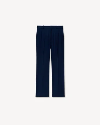Straight Tailored Pants in Virgin Wool