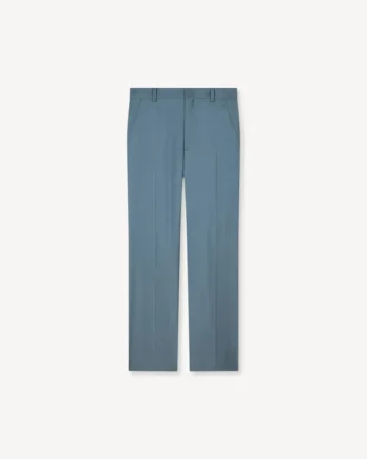 Straight Tailored Pants in Virgin Wool