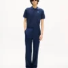 Straight Tailored Pants in Virgin Wool