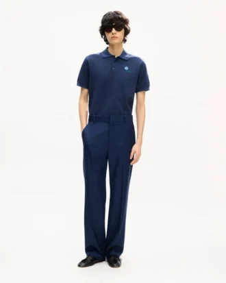 Straight Tailored Pants in Virgin Wool