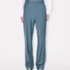 Straight Tailored Pants in Virgin Wool