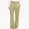 Straight Tailored Pants in Virgin Wool