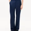 Straight Tailored Pants in Virgin Wool