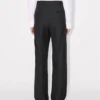 Straight Tailored Pants in Virgin Wool