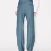 Straight Tailored Pants in Virgin Wool