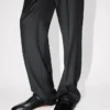 Straight Tailored Pants in Virgin Wool