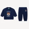 Sweatshirt and Trousers Set in Cotton