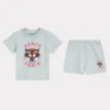 T-Shirt and Bermuda Shorts Set in Cotton