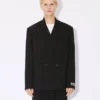 Tailored Kimono Jacket in Virgin Wool